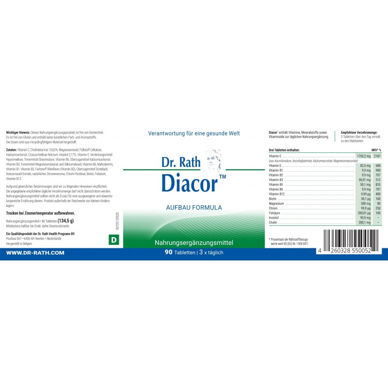 Diacor Labelinformation